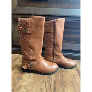 ✨Girl tall leather boots